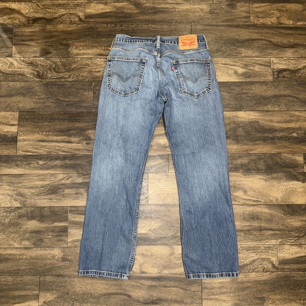 Levi's 527 Jeans Medium Wash Denim Regular Fit Straight Leg Men's Size 30x30 USA